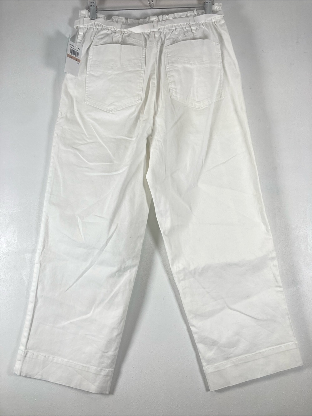 Democracy Women's "Ab" Solution Skyrise Straight Pant White Size 12 Coastal - Picture 2 of 15
